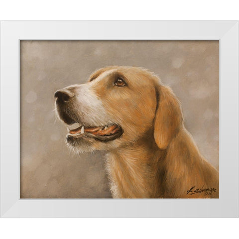 314 White Modern Wood Framed Art Print by Silver, John