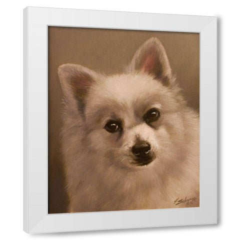 331 White Modern Wood Framed Art Print by Silver, John