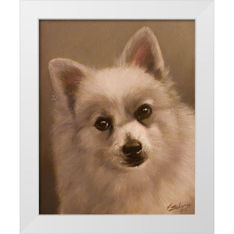 331 White Modern Wood Framed Art Print by Silver, John