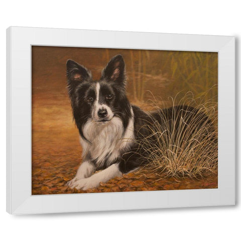 335 White Modern Wood Framed Art Print by Silver, John