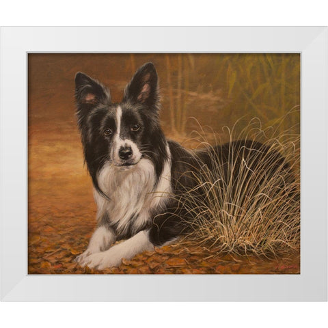 335 White Modern Wood Framed Art Print by Silver, John