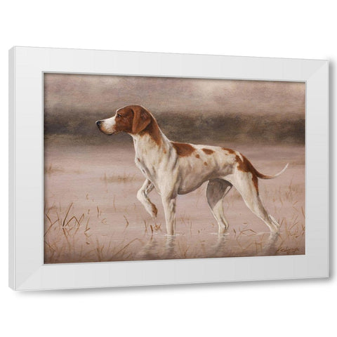 342 White Modern Wood Framed Art Print by Silver, John