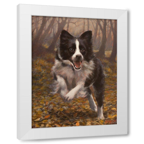 350 White Modern Wood Framed Art Print by Silver, John