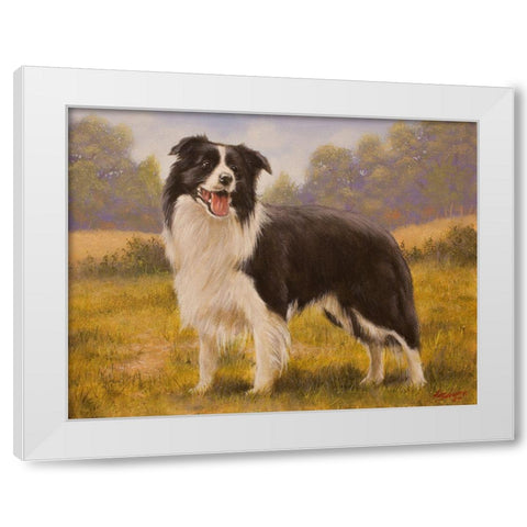 352 White Modern Wood Framed Art Print by Silver, John