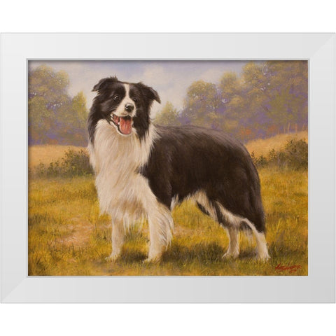 352 White Modern Wood Framed Art Print by Silver, John