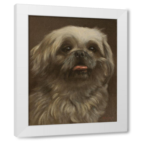 461a White Modern Wood Framed Art Print by Silver, John