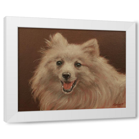 472a White Modern Wood Framed Art Print by Silver, John