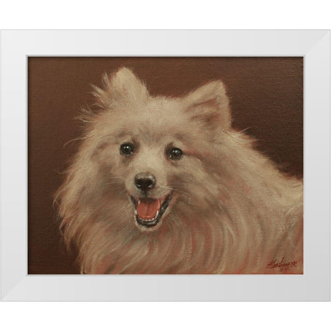 472a White Modern Wood Framed Art Print by Silver, John