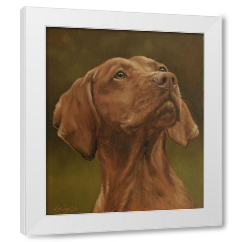 511a White Modern Wood Framed Art Print by Silver, John