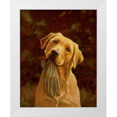 Jsm5-A White Modern Wood Framed Art Print by Silver, John