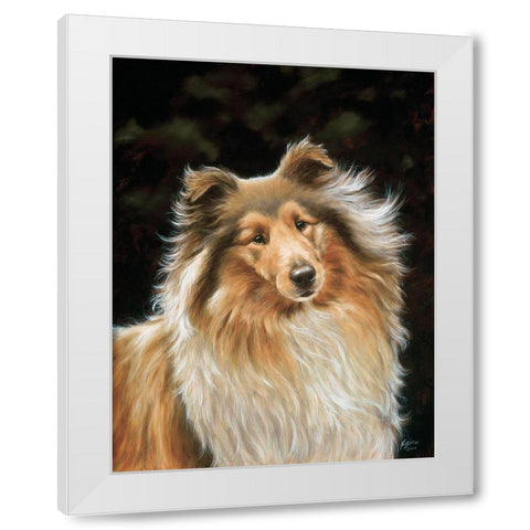 Jsm25-A White Modern Wood Framed Art Print by Silver, John