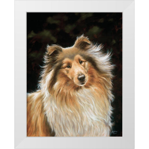 Jsm25-A White Modern Wood Framed Art Print by Silver, John