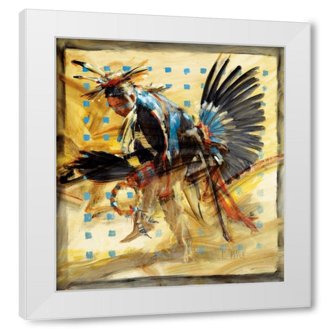 Shift White Modern Wood Framed Art Print by Knauf, J.E.