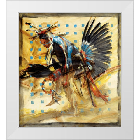 Shift White Modern Wood Framed Art Print by Knauf, J.E.