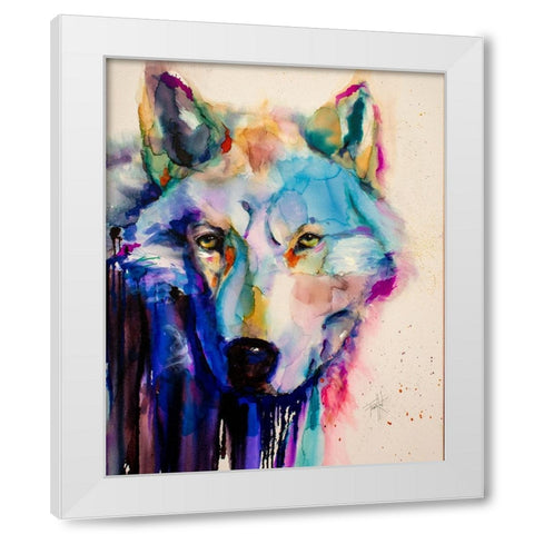 Hauntingly Majestic White Modern Wood Framed Art Print by Art by Leslie Franklin