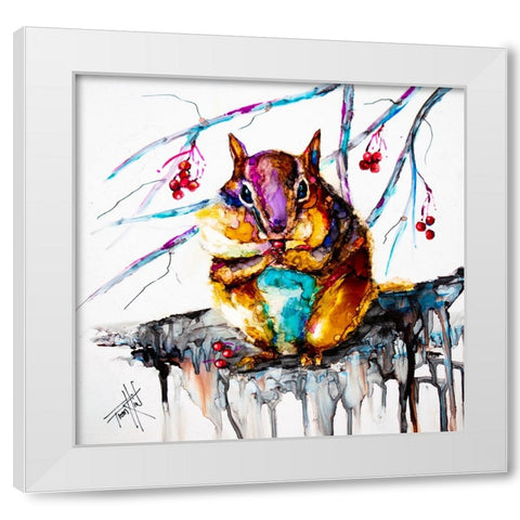 Theres Always Room for One More White Modern Wood Framed Art Print by Art by Leslie Franklin