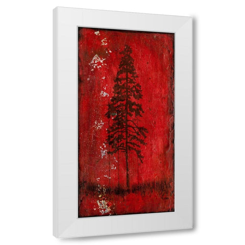 Lodge Pole Pine White Modern Wood Framed Art Print by LightBoxJournal