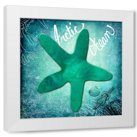 Ocean Arctic Ocean White Modern Wood Framed Art Print by LightBoxJournal