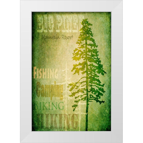 Big Piney White Modern Wood Framed Art Print by LightBoxJournal