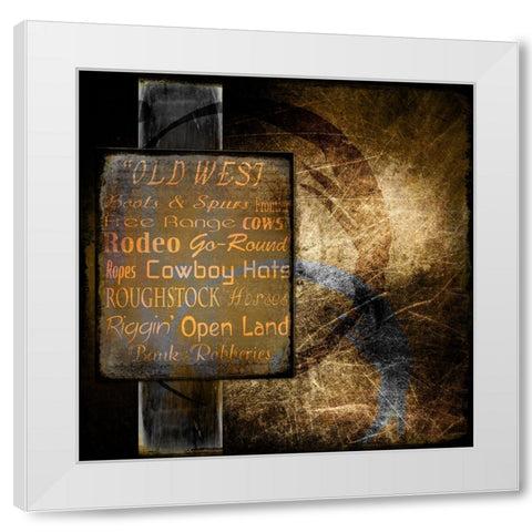 Old West White Modern Wood Framed Art Print by LightBoxJournal