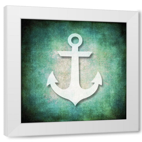 Good Times_Beach Anchor White Modern Wood Framed Art Print by LightBoxJournal