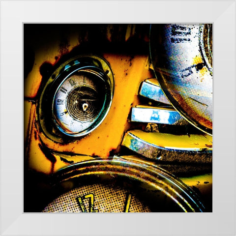 Garage 1 White Modern Wood Framed Art Print by LightBoxJournal