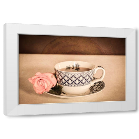 High Tea 1 White Modern Wood Framed Art Print by LightBoxJournal