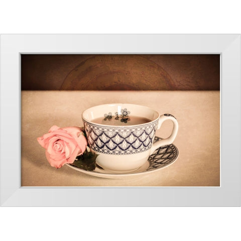 High Tea 1 White Modern Wood Framed Art Print by LightBoxJournal
