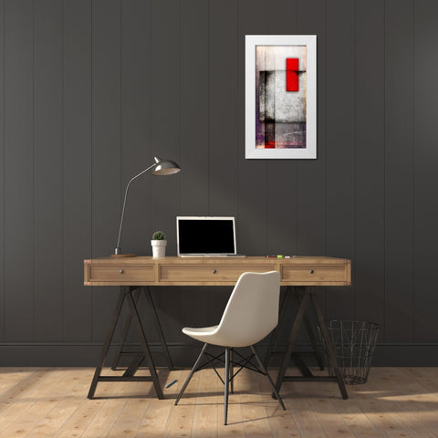 A 1 White Modern Wood Framed Art Print by LightBoxJournal