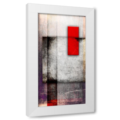 A 1 White Modern Wood Framed Art Print by LightBoxJournal