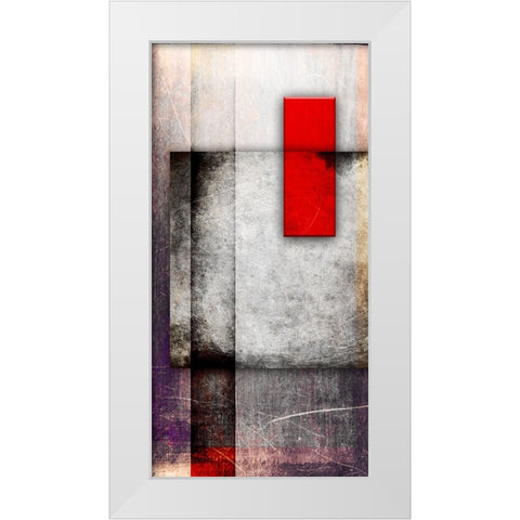 A 1 White Modern Wood Framed Art Print by LightBoxJournal