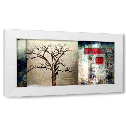Cottonwood Tree Part 12 White Modern Wood Framed Art Print by LightBoxJournal