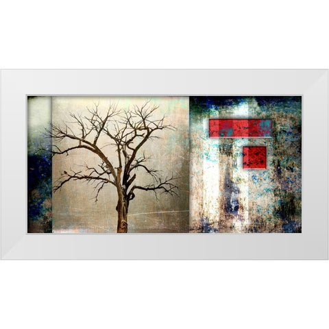 Cottonwood Tree Part 12 White Modern Wood Framed Art Print by LightBoxJournal