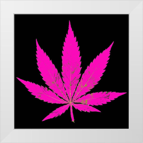 Mleaf Black Light 3 White Modern Wood Framed Art Print by LightBoxJournal