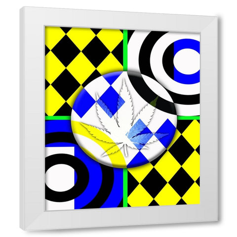 Pot 5 Black Light 2 White Modern Wood Framed Art Print by LightBoxJournal