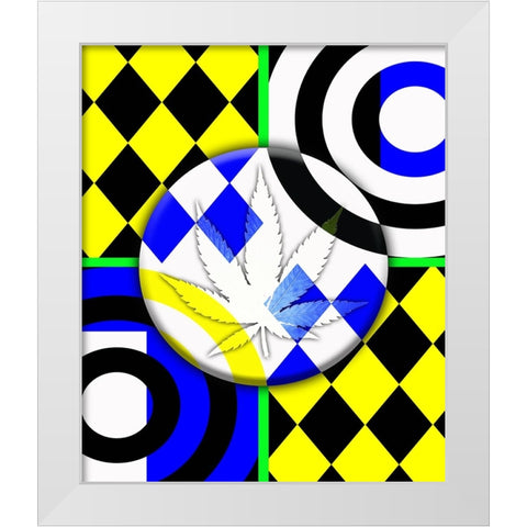 Pot 5 Black Light 2 White Modern Wood Framed Art Print by LightBoxJournal