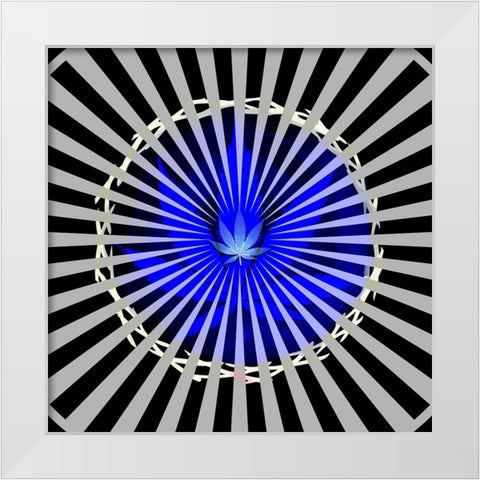 Pot 6 Black Light 2 White Modern Wood Framed Art Print by LightBoxJournal