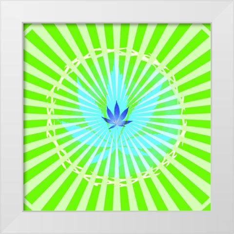 Pot 6 Black Light 3 White Modern Wood Framed Art Print by LightBoxJournal
