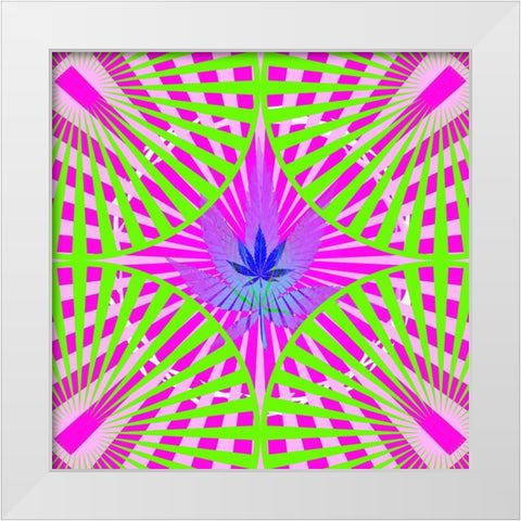 Pot 6 Black Light 5 White Modern Wood Framed Art Print by LightBoxJournal