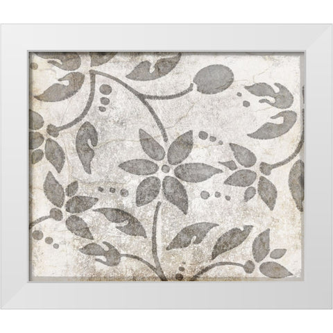 Decorative Pattern 2 White Modern Wood Framed Art Print by LightBoxJournal