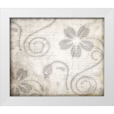 Decorative Pattern 4 White Modern Wood Framed Art Print by LightBoxJournal