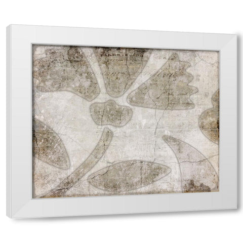 Decortive Pattern 5.2 White Modern Wood Framed Art Print by LightBoxJournal