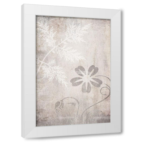 Decortive Pattern White Modern Wood Framed Art Print by LightBoxJournal