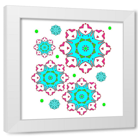 Go Bo Ho 1 White Modern Wood Framed Art Print by LightBoxJournal