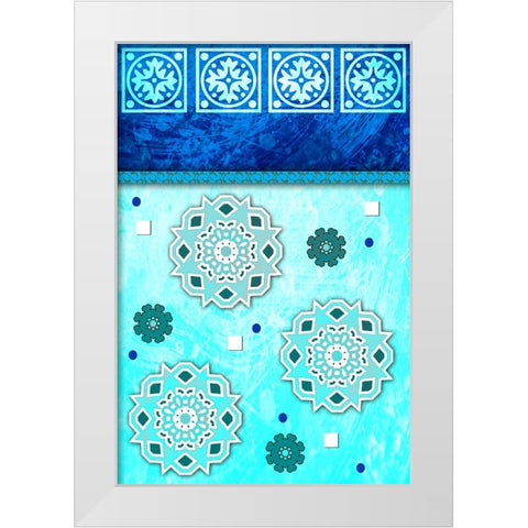 Go Bo Ho 4 White Modern Wood Framed Art Print by LightBoxJournal