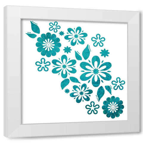 Go BoHo 5 texture White Modern Wood Framed Art Print by LightBoxJournal
