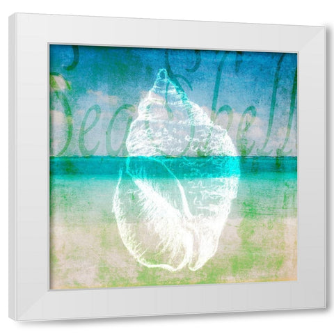 Sea 4 White Modern Wood Framed Art Print by LightBoxJournal