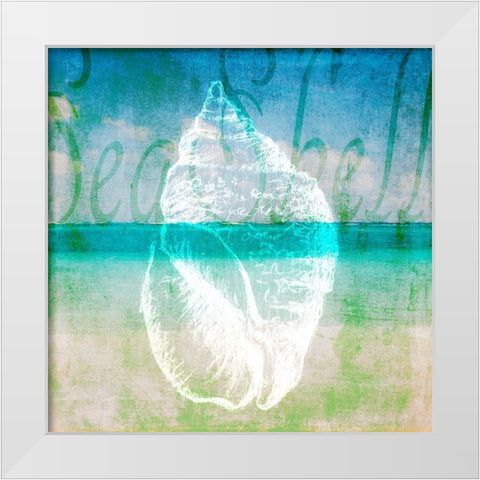 Sea 4 White Modern Wood Framed Art Print by LightBoxJournal