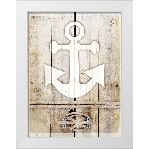 Country Sea 2 White Modern Wood Framed Art Print by LightBoxJournal