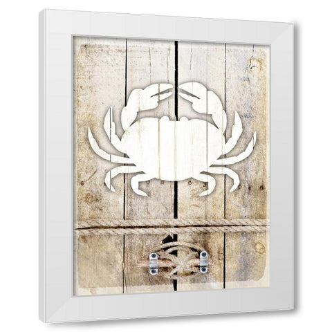 Country Sea 3 White Modern Wood Framed Art Print by LightBoxJournal